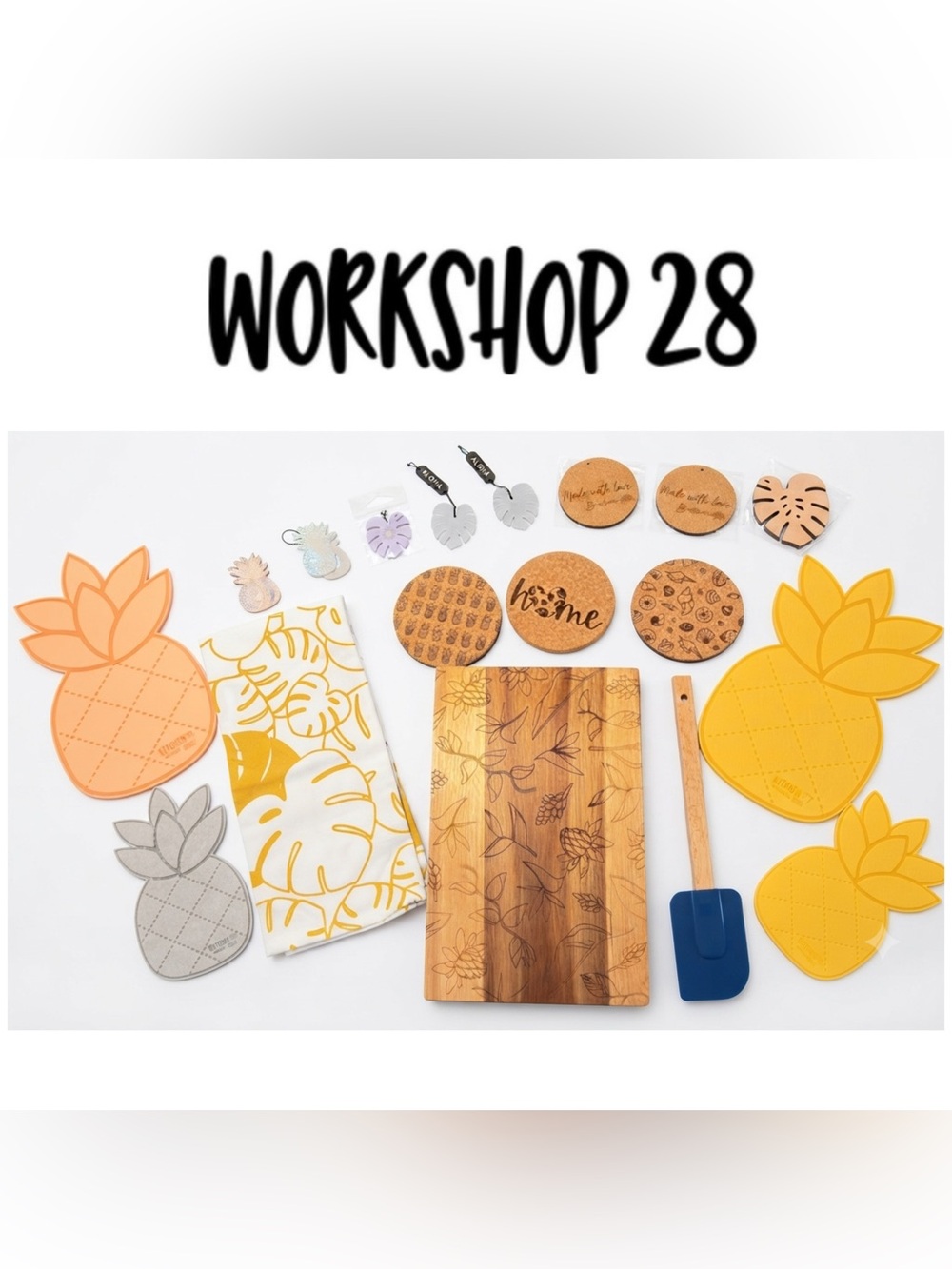 Workshop 28 Hawaii 🌈 BUNDLE LOT • 18 Items • Coaster • Trivet • Keychain +++